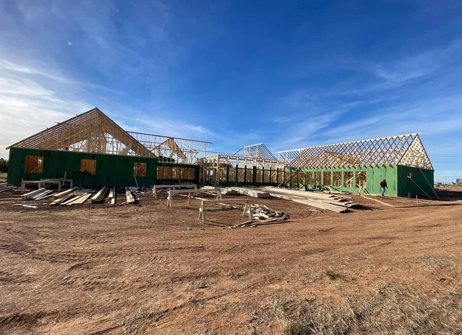 Mansion under construction